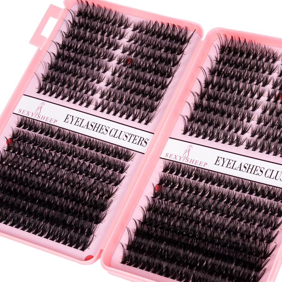 SEXYSHEEP Wimpernverlängerungs-Set, Katzenaugen-Wimpernbüschel, Unisex - Bild 6