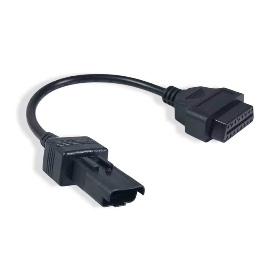 DHCCREATE OBD2 Diagnosekabel für Ducati mit 4-poligem Stecker in Schwarz - Bild 2