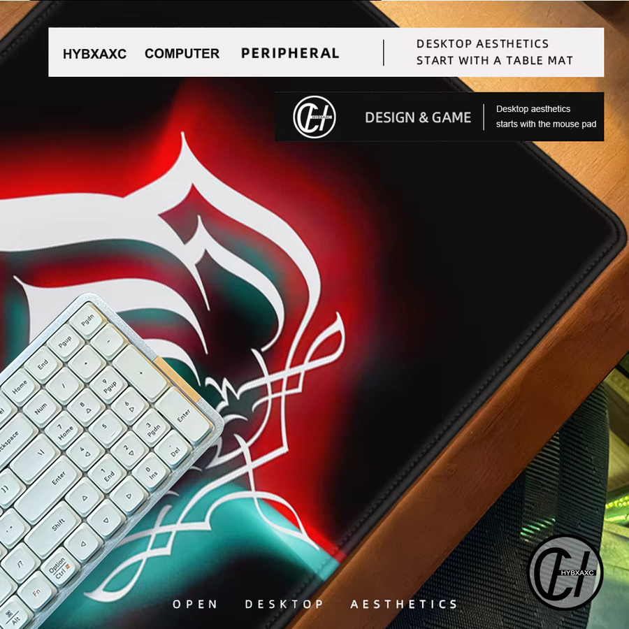 HYBXAXC XXL Gaming Mousepad rutschfeste Schreibtischunterlage für PC und Tastatur - Bild 3
