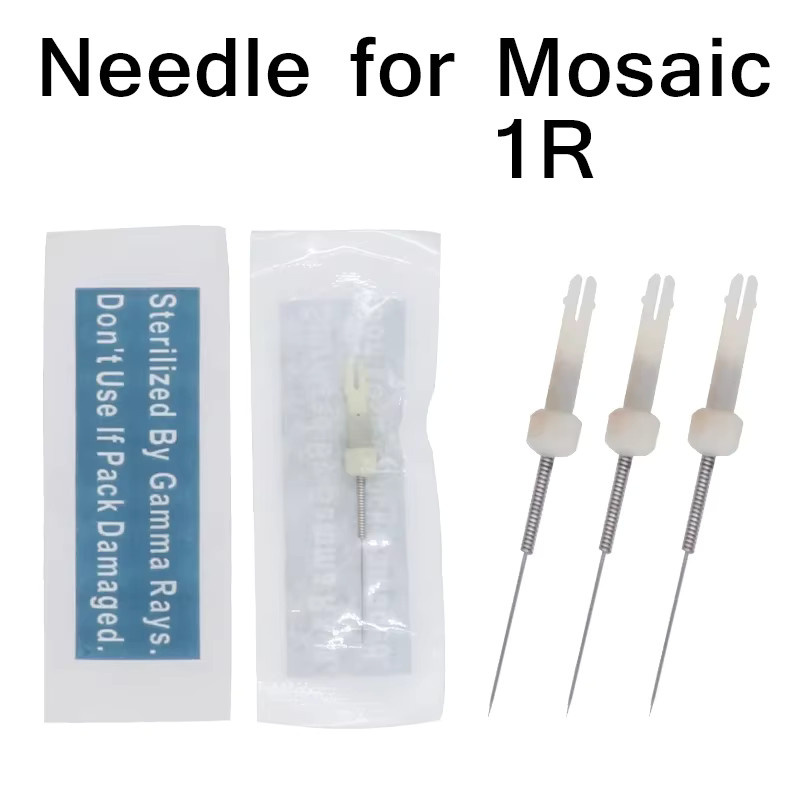 Dermograph Original USA Mosaik Tattoo Maschine Nadel Agulhas 1 Prong - Bild 3