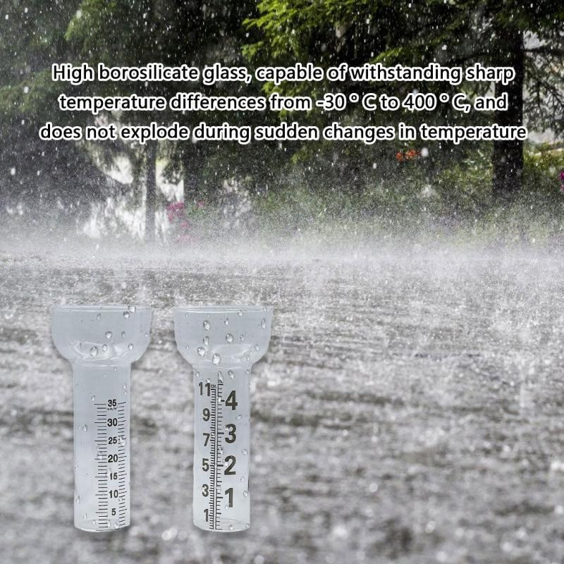 Wetterfester Regenmesser aus Borosilikatglas für wissenschaftliche Anwendungen und raue Wetterbedingungen - Bild 3