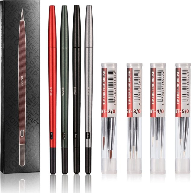 DSPIAE Aluminiumlegierung AT-FB Stift Kopf für PBT-2/0 PBT-3/0 PBT-4/0 PBT-5/0 in Schwarz, Rot, Grün und Grau - Bild 1