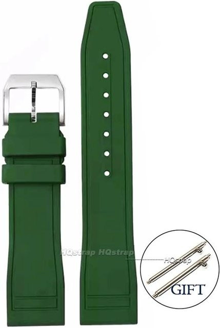 HQstrap Uhrenarmband Silikon, grün, Unisex - Bild 1
