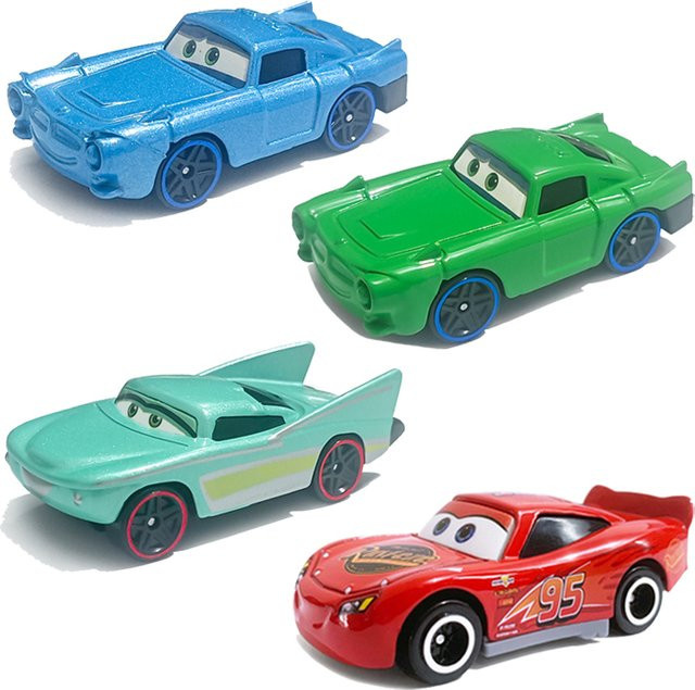 TAKARA TOMY Disney Pixar Cars 3 Lightning McQueen Rennfamilie, Spielzeugauto, 1:55, Metall - Bild 1