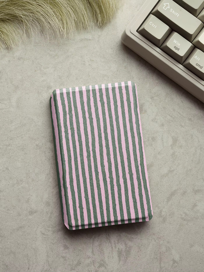 Murmole Floral Stripe magnetische Folio-Hülle für XTEINK X3 XT und XTEINK X4, TPU mit transparenter Rückseite, Multicolor - Bild 1