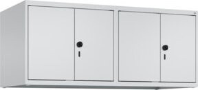 C+P Aufsatzschrank Classic PLUS mit 4 Abteilen, Grau, B/H/T: 120 x 50 x 50 cm - Bild 1