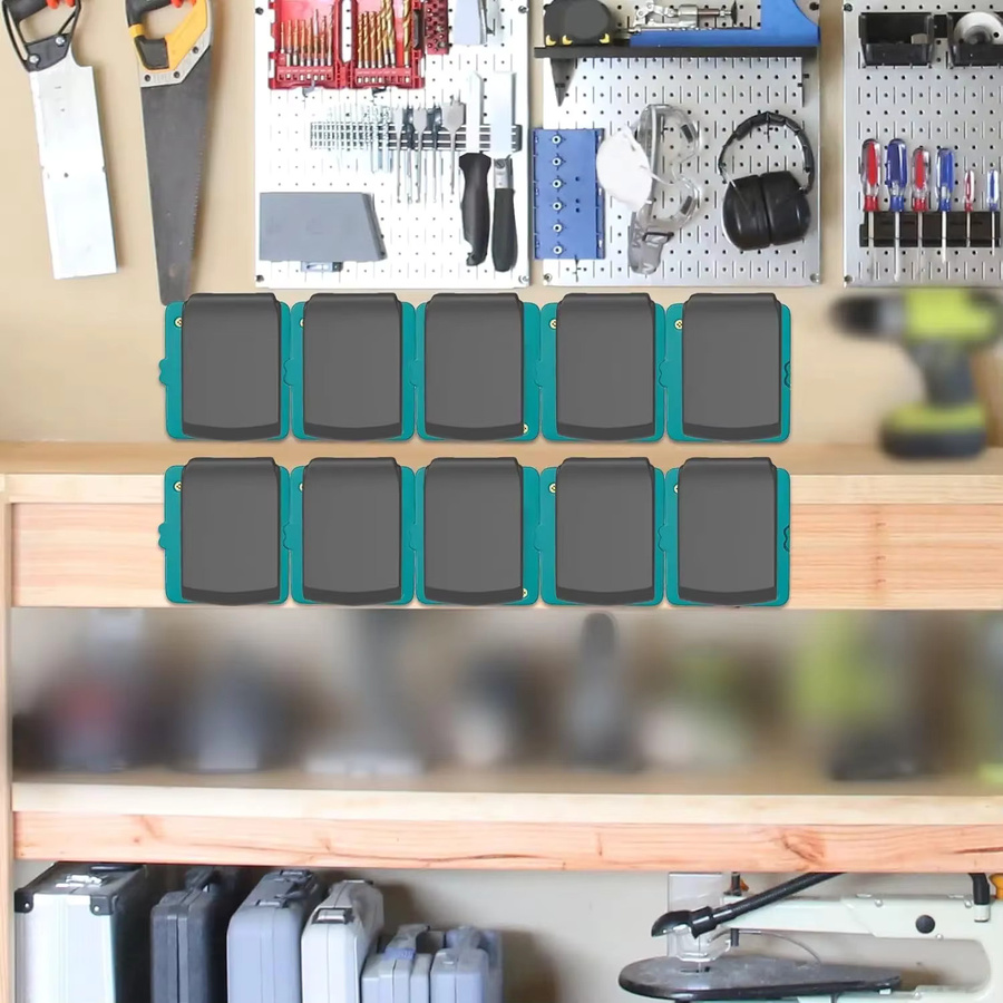 Makita Batteriehalter für 18V Akkus BL1840 zur Wandmontage, 5 bis 10er Pack Aufbewahrungsorganisator für Werkzeugkasten und Regal - Bild 5
