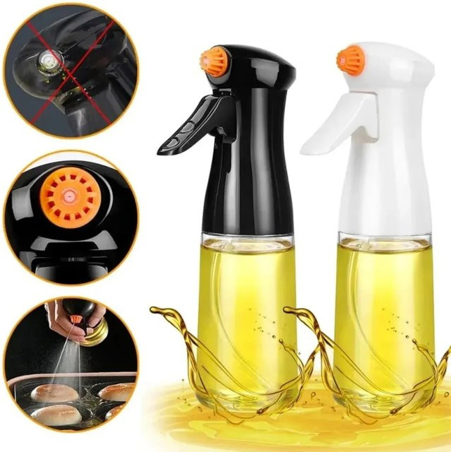 YUAYO Ölzerstäuber Sprühflasche für Olivenöl und Essig in Schwarz - Bild 1