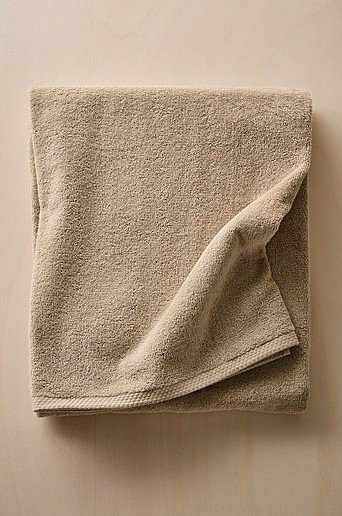 Jotex DARCY Badetuch Beige aus Baumwolle, Breite: 100 cm, Länge: 150 cm - Bild 1