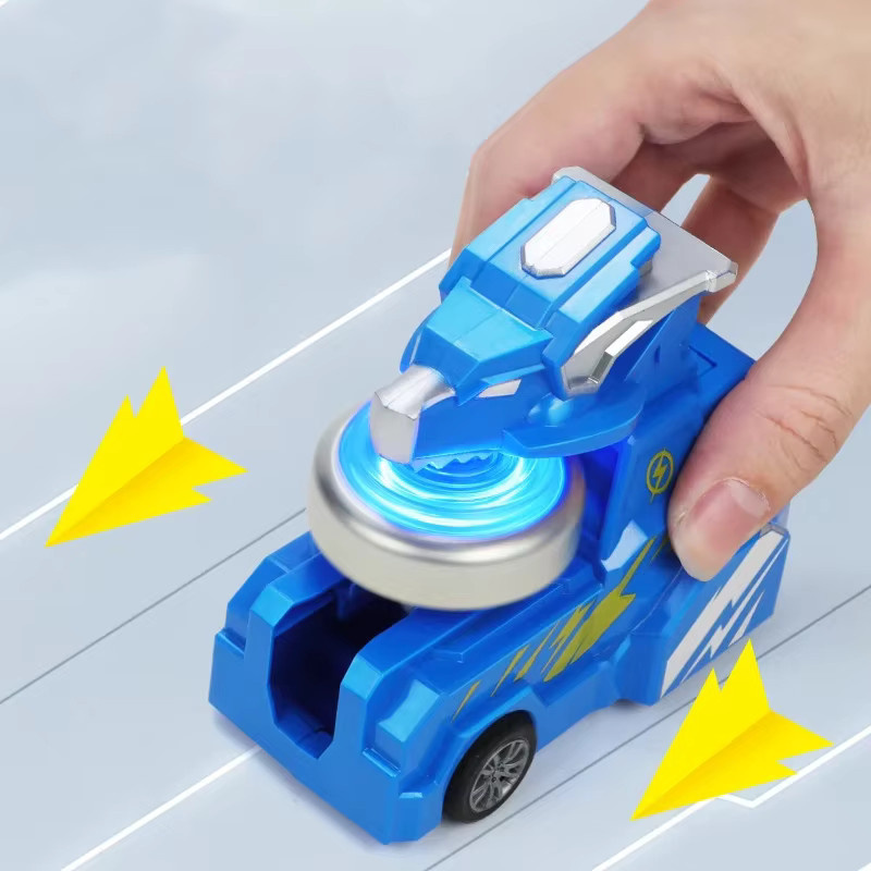 GOWKE Dinosaurier Kreisel Set, leuchtende Legierung, mit Launcher - Bild 3