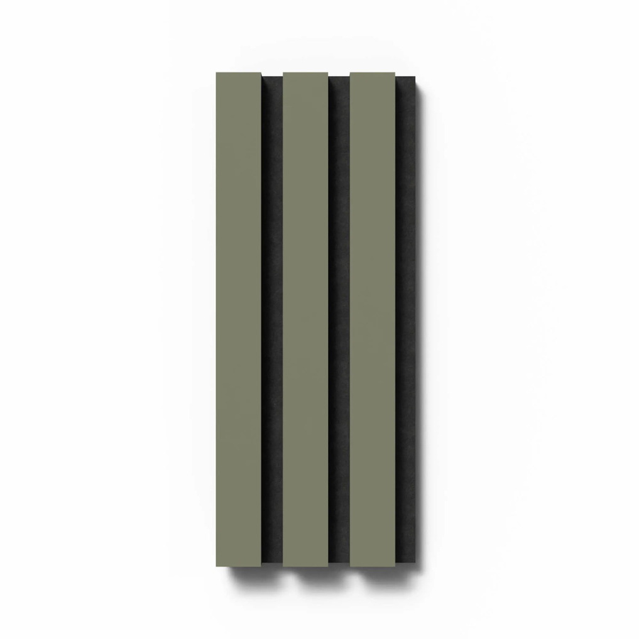 Denpanels Akustikpaneel Muster Linoleum Olive und Filz Schwarz B: 29,5 cm, H: 15 cm - Bild 2