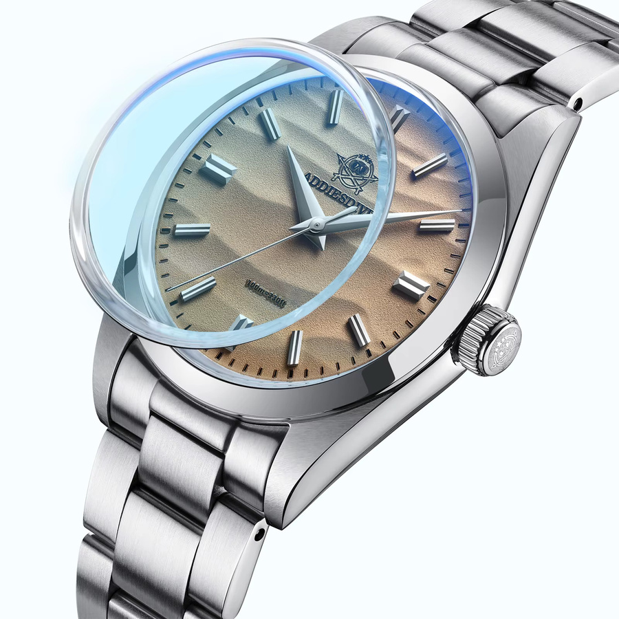 ADDIESDIVE Armbanduhr Edelstahl, Quarz, Weiß, Herren - Bild 5