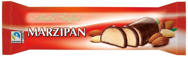 Maitre Truffout Marzipan in Zartbitterschokolade 100 g - Bild 1