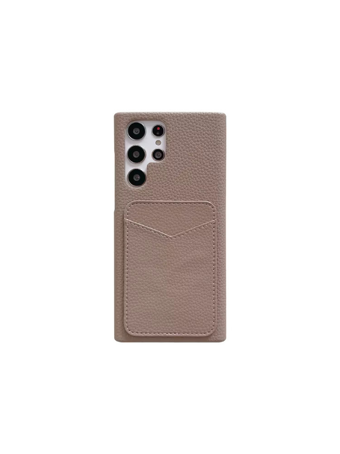 RUWANGAA Stoßfeste Handyhülle mit Kartenfach für Samsung S25 Ultra, S24 Ultra Plus, S23 und S22 in Weiß - Bild 3