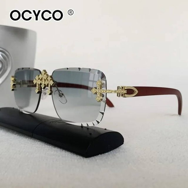 OCYCO Sonnenbrille, randlos, square, Metall, Unisex - Bild 1