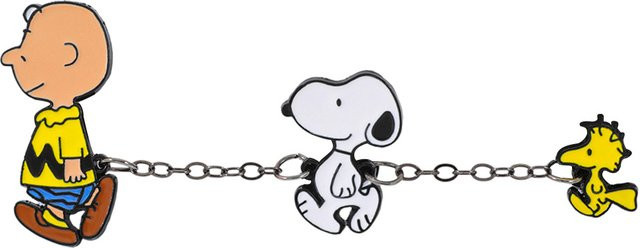 Bandai Snoopy mit Kette Anstecknadeln, Emaille-Pins, Cartoon-Broschen - Bild 1