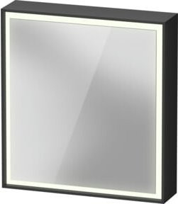 Duravit L-Cube Spanplattenschraube mit Türanschlag, Farbe: Graphit, B/T/H: 65 x 15,5 x 70 cm - Bild 1