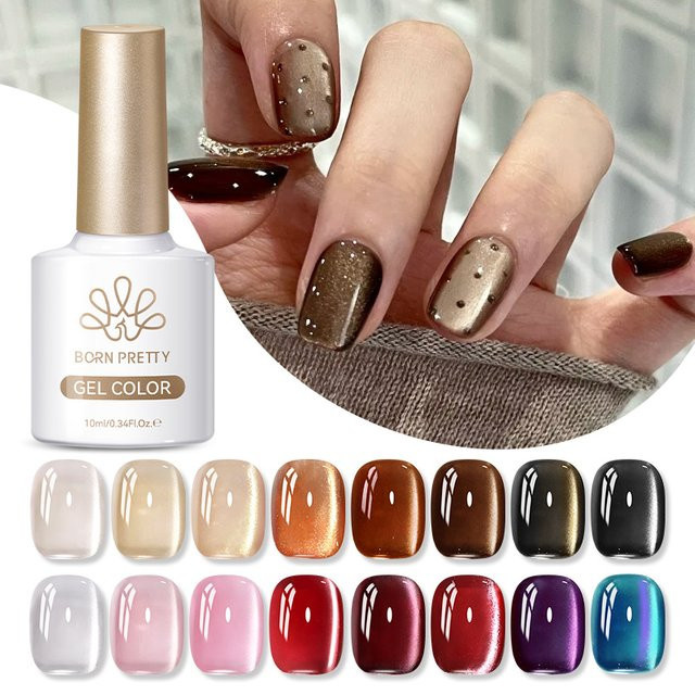 BORN PRETTY Magnetic Gel Nagellack, Golden Gradient, 10 ml - Bild 1