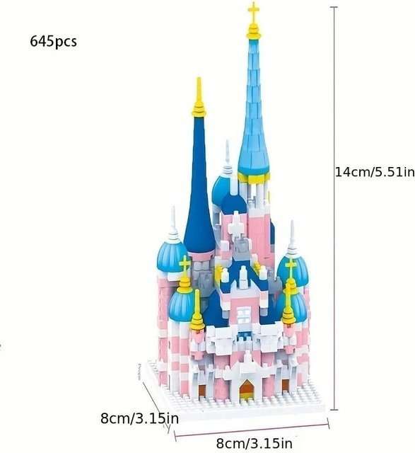 Yiran Traumschloss Puzzleblock hoher Schwierigkeitsgrad 6-12 Jahre - Bild 1