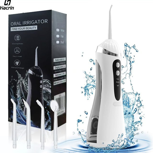 raugee Elektrische Munddusche Dental Wasser Flosser, Unisex - Bild 1