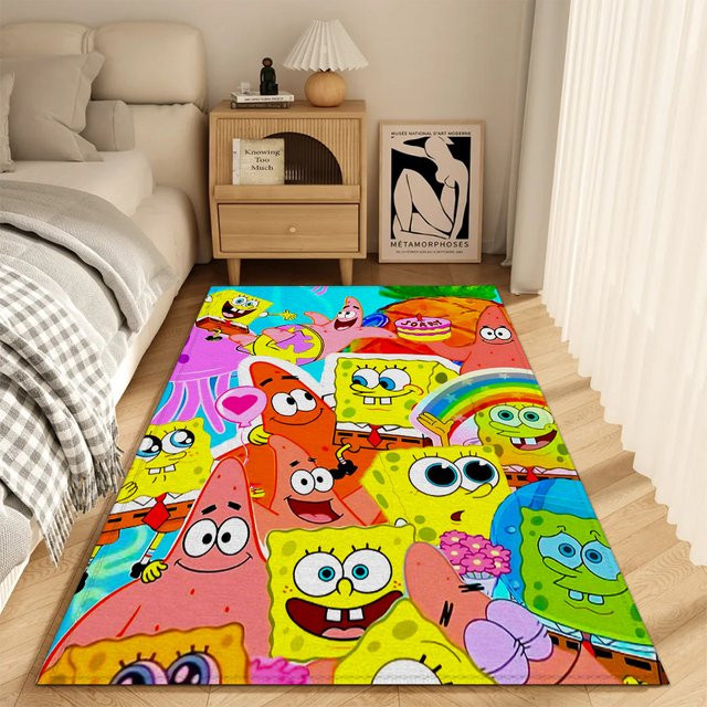 Potdemiel Spongebob Fußmatte für Kinder, Rechteckig, B/T: 60 x 40 cm - Bild 1
