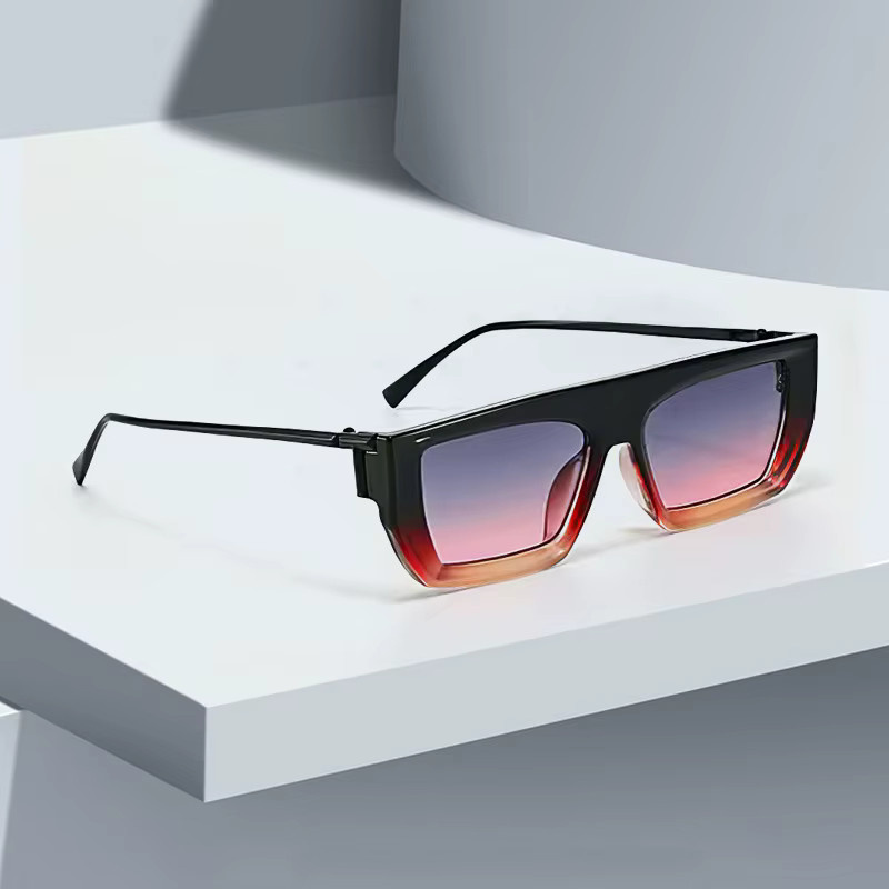 YuYing Sonnenbrille, Damen, Vollrand, Square, Kunststoff, Schwarz - Bild 2