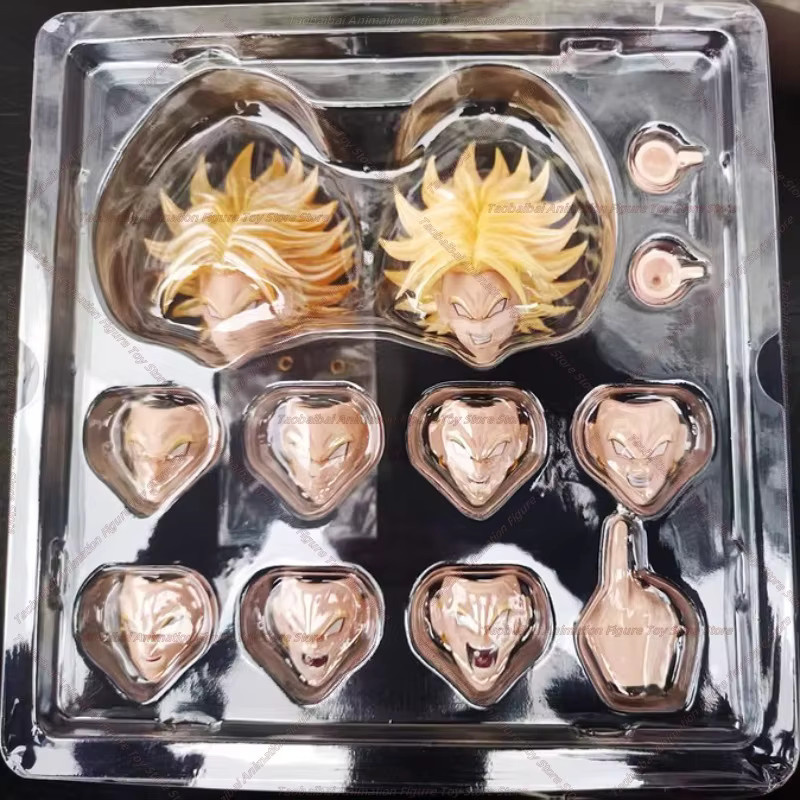 DKO Studio Dragon Ball Out of Control Warrior Broly Head Carving Zubehör, Gelb, Grün, 1/12, ab 14 Jahre - Bild 2