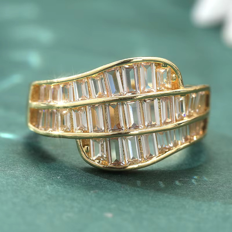 YoYo Eheringe, Zirkonia, Gelbgold, Damen - Bild 3