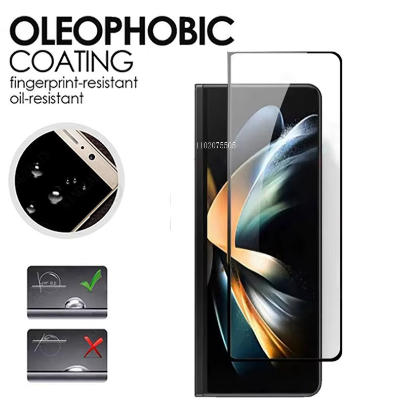 3er-Set gehärtetes Schutzglas für Samsung Galaxy Z Fold 5, Z Fold 4 und Z Fold 3, transparent - Bild 3