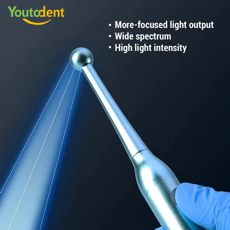 YOUTODENT Kabelloses LED-Polymerisationsgerät für Zahnärzte in Schwarz mit 2200mW/cm² Leistung und 1 Sekunde Aushärtungszeit - Bild 3