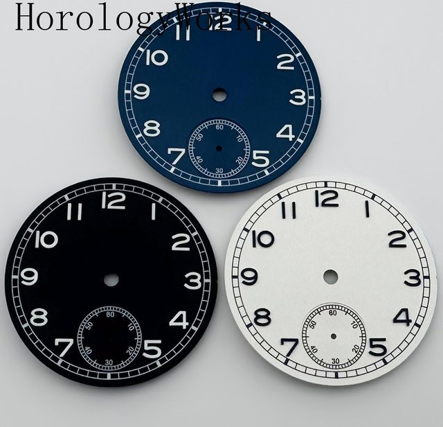 Neiton Zifferblatt, 37 mm, Weiß Schwarz Blau, Unisex - Bild 1