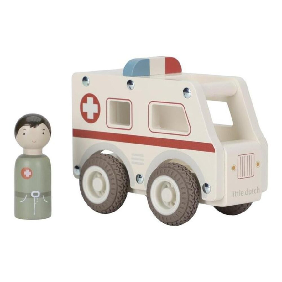Little Dutch Holz-Krankenwagen, Fahrzeuge, ab 1,5 Jahre - Bild 1