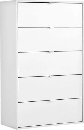 mokebo Kommode mit 5 Schubladen als Highboard oder Sideboard in Weiß