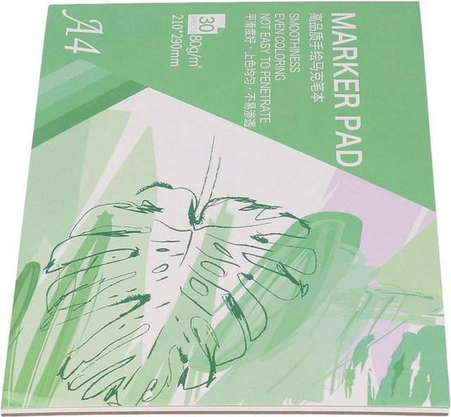 GoolRC Markerblock Skizzenbuch mit 30 Blatt Zeichenpapier in A4, 80 g/m², beige - Bild 1