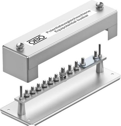 OBO Bettermann 5015057 1810 Potentialausgleich aus Stahl in Silber - Bild 1