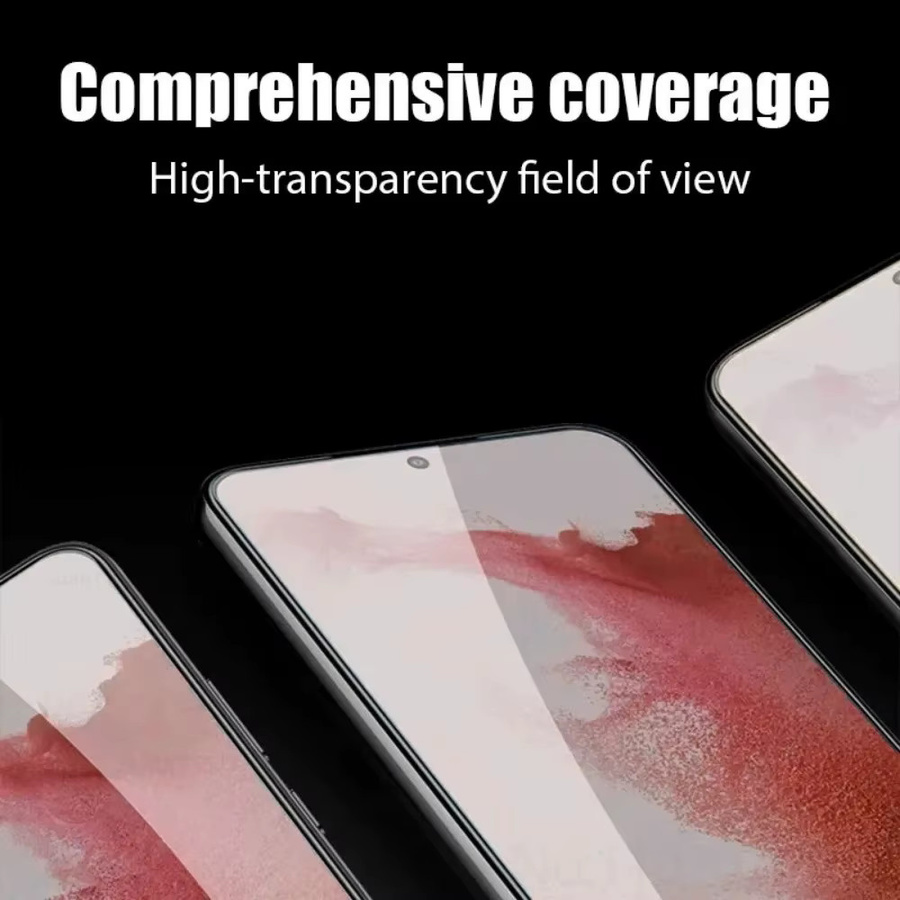 3er-Set Displayschutzfolie aus gehärtetem Glas für Samsung Galaxy S24 S23 S22 S21 S20 S10 Plus sowie Note 20 FE in Transparent - Bild 5