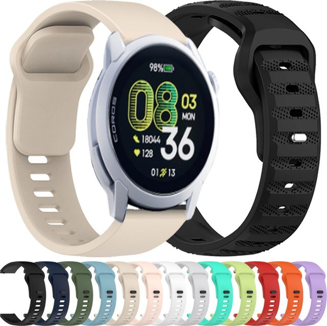 COROS Uhrenarmband Silikon, Schwarz, Unisex - Bild 1