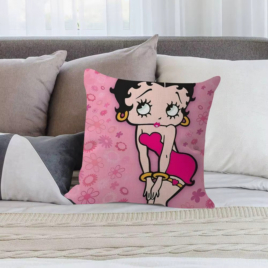 Beast Kingdom B-Betty B-Boop Kissenbezug, Pink, B/B/H: 45 x 45 x 4 cm - Bild 2