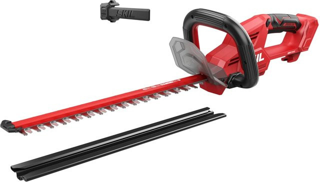 Skil Akku-Heckenschere 0438CA Bürstenlos Rot mit 45 cm Schwertlänge ohne Akku und Ladegerät - Bild 1