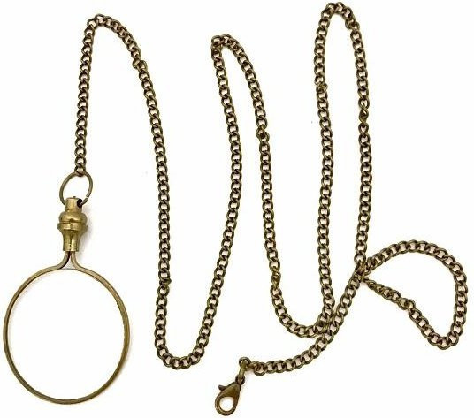 Karniproduktion Taschenlupe Messing, Gold - Bild 1