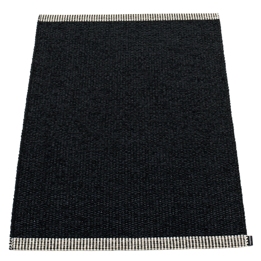 Pappelina Mono Teppich Schwarz B: 60 cm, T: 85 cm - Bild 1