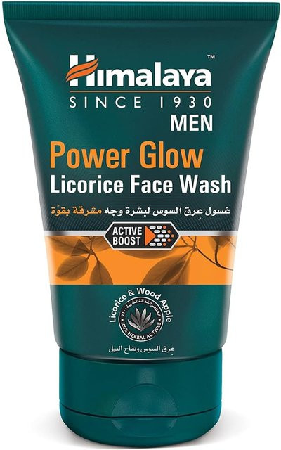 Himalaya Men Power Glow Gesichtswaschgel Lakritz, 100 ml, Herren - Bild 1