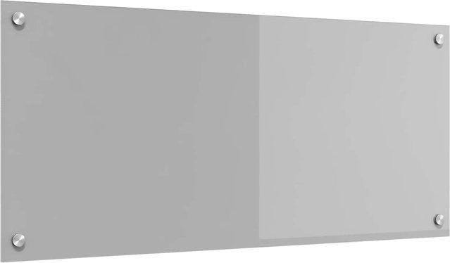 vidaXL Küchenrückwand aus gehärtetem Glas in Hellgrau, B/H: 90 x 40 cm - Bild 1