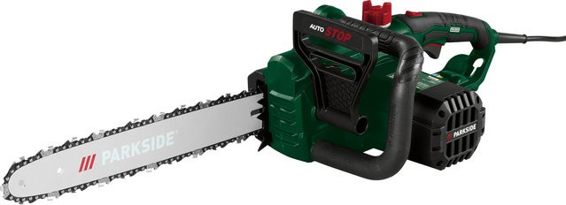 Parkside Elektro-Kettensäge PEKS 2200 B1 in Grün mit 2-Hand-Schutzschalter - Bild 1