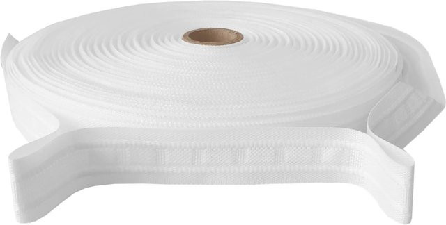 Bestlivings Gardinenband Faltenband Falte Weiß 25mm 5m - Bild 1