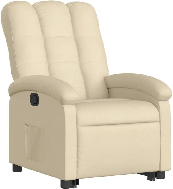 vidaXL Relaxsessel mit Aufstehhilfe in Creme aus Stoff Modell 13 - Bild 1