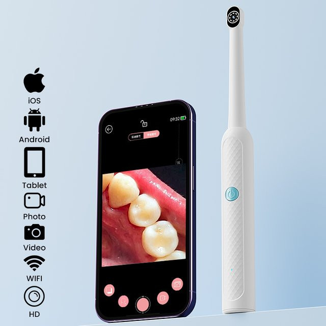 ZYPUSON Oralkamera, kabellose HD1080P Video-Dentalkamera, WLAN-Endoskop - Bild 1