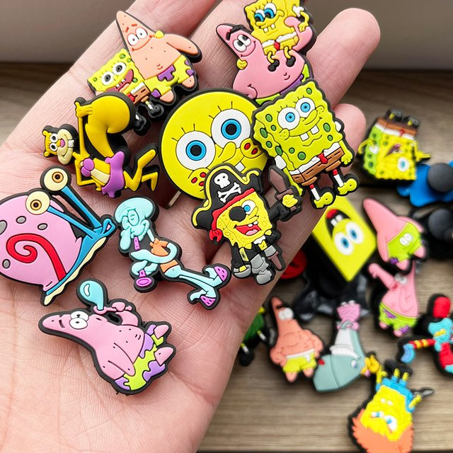 Bandai Charms SpongeBob Schwammkopf, 32 Stück/Set, PVC - Bild 1