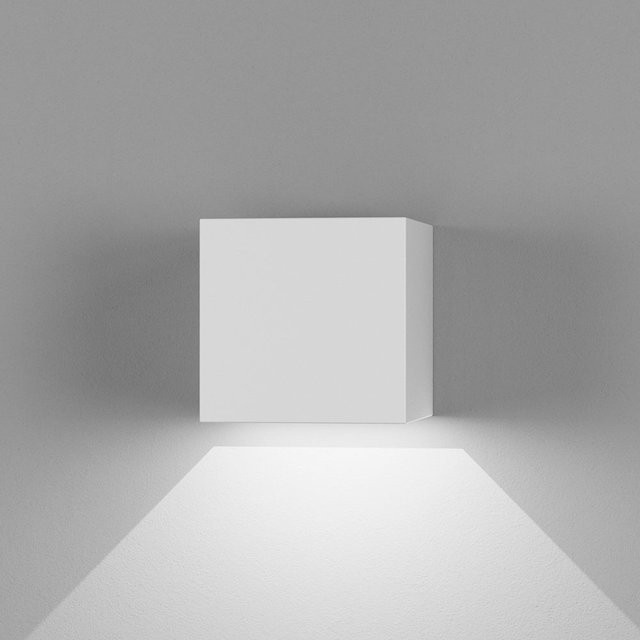 DLS Lighting Secret Down LED-Wandleuchte in Weiß aus Aluminium mit IP54 Schutzart - Bild 1