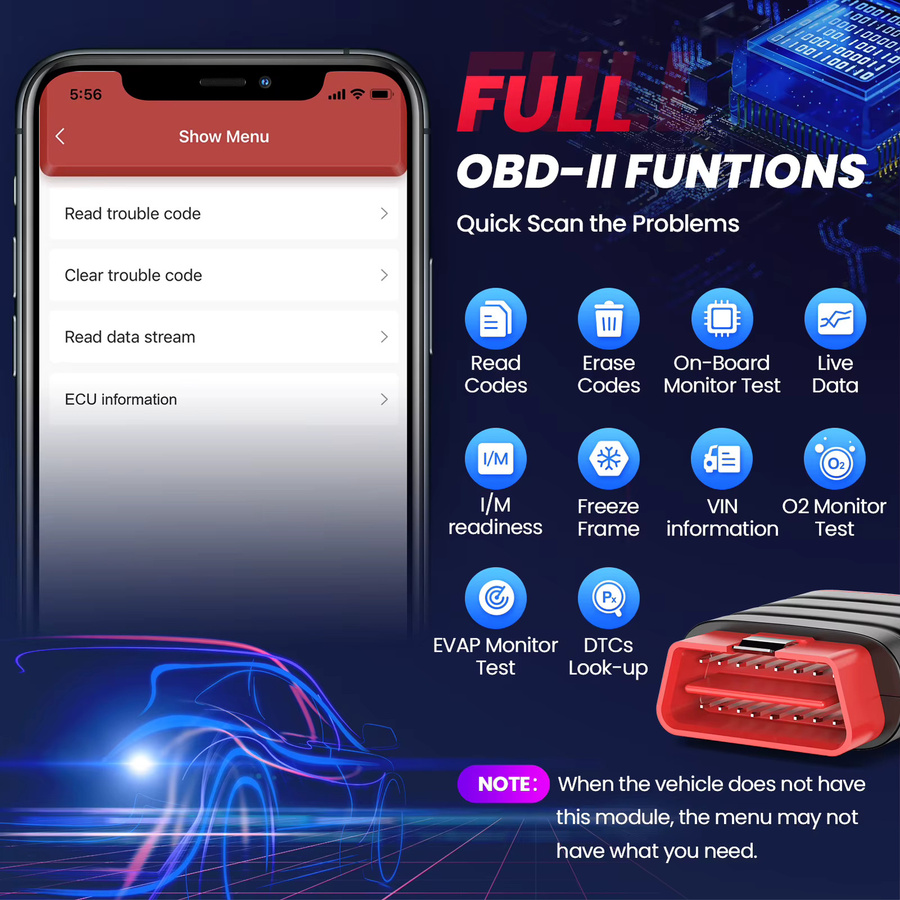 THINKCAR THINKDIAG MINI OBD2 Scanner Kfz-Diagnosegerät mit Vollsystemdiagnose und Codeleser - Bild 2